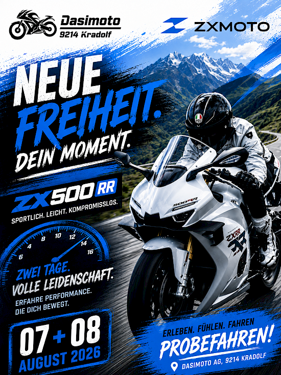 ZX500RR Probefahren